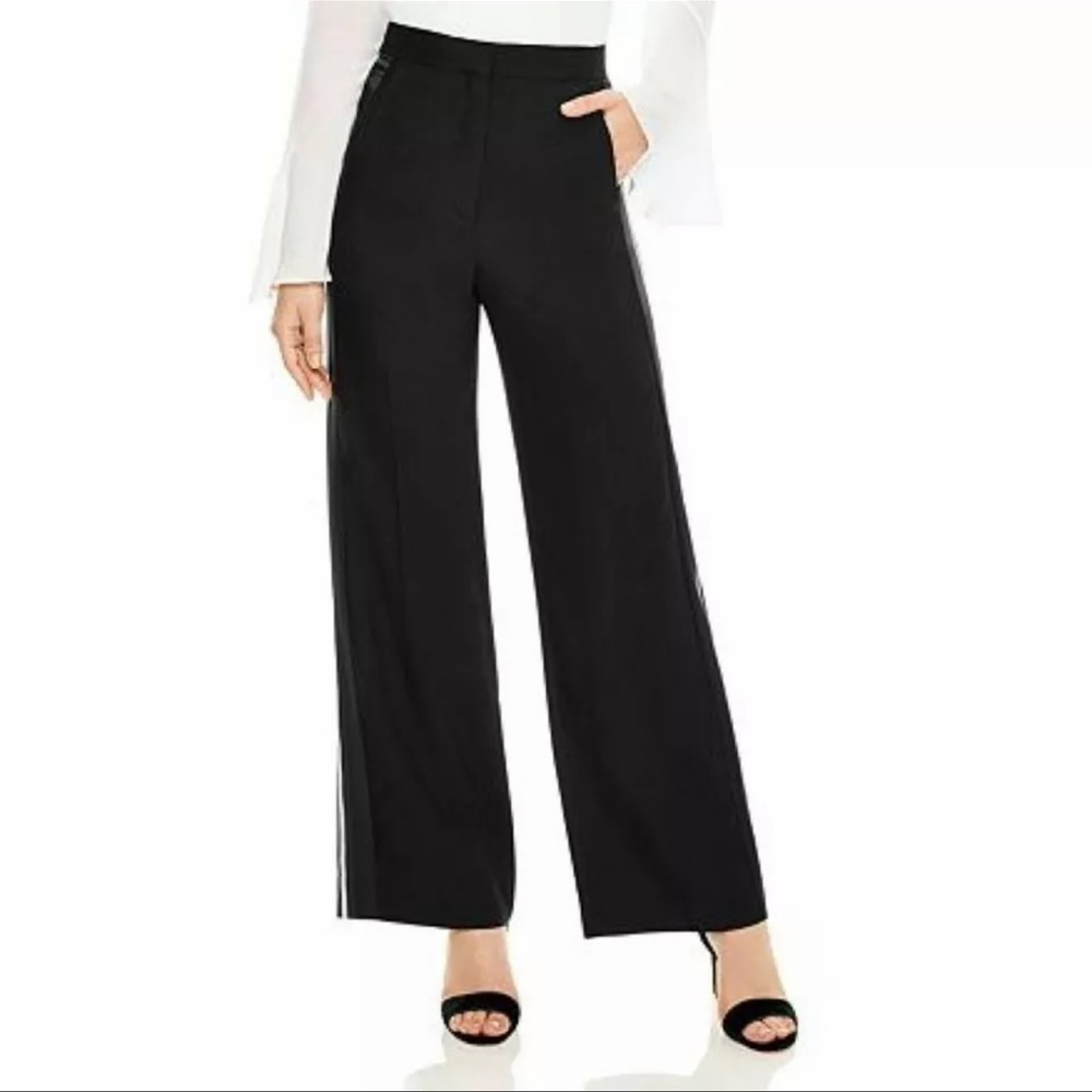 Sandro Black Wide Leg Pants